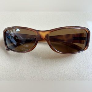 NEW Ray Ban RB 4078 Brown Tortoise Shell with Brown Polarized Lenses